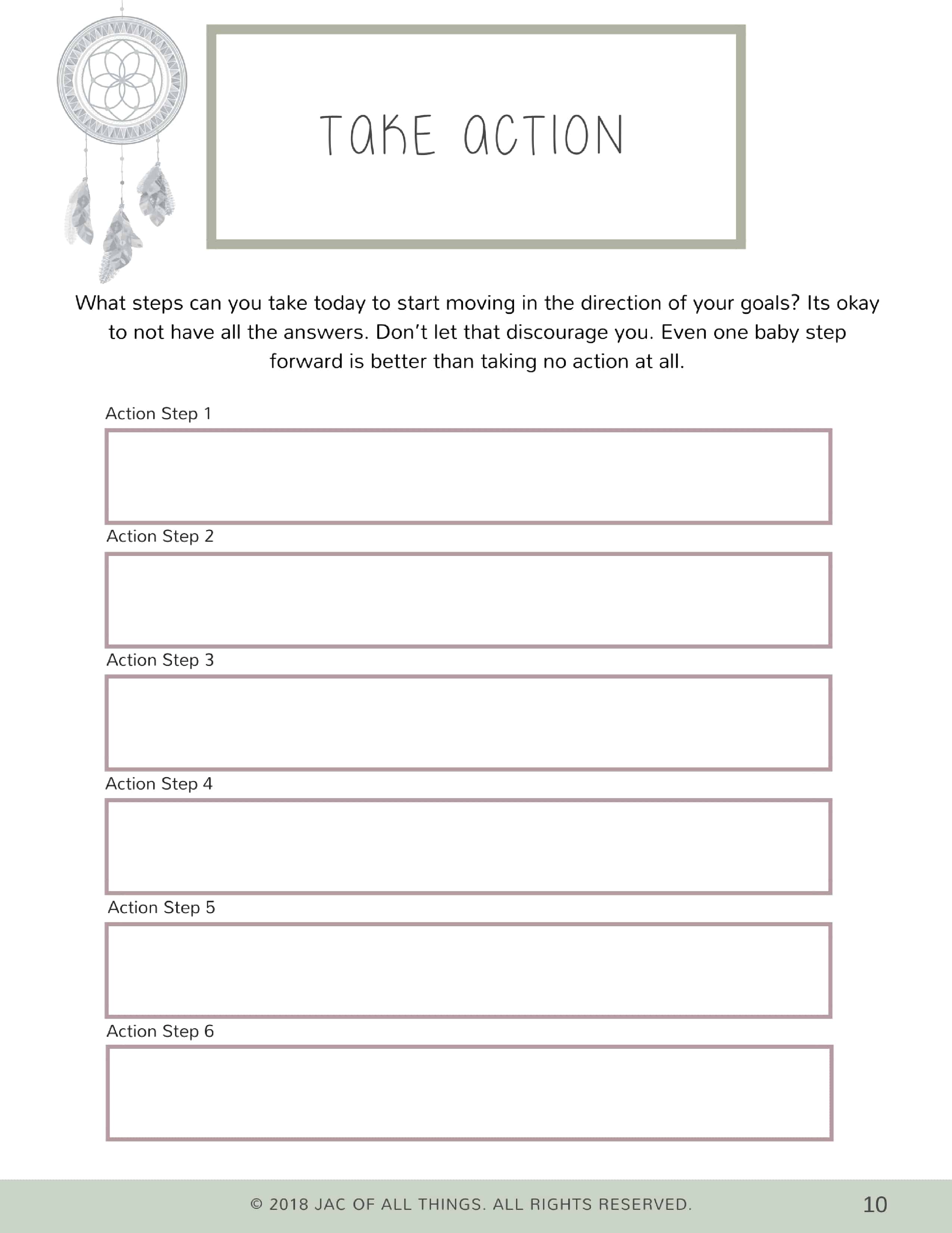 Setting adults for goal worksheets Free Goal