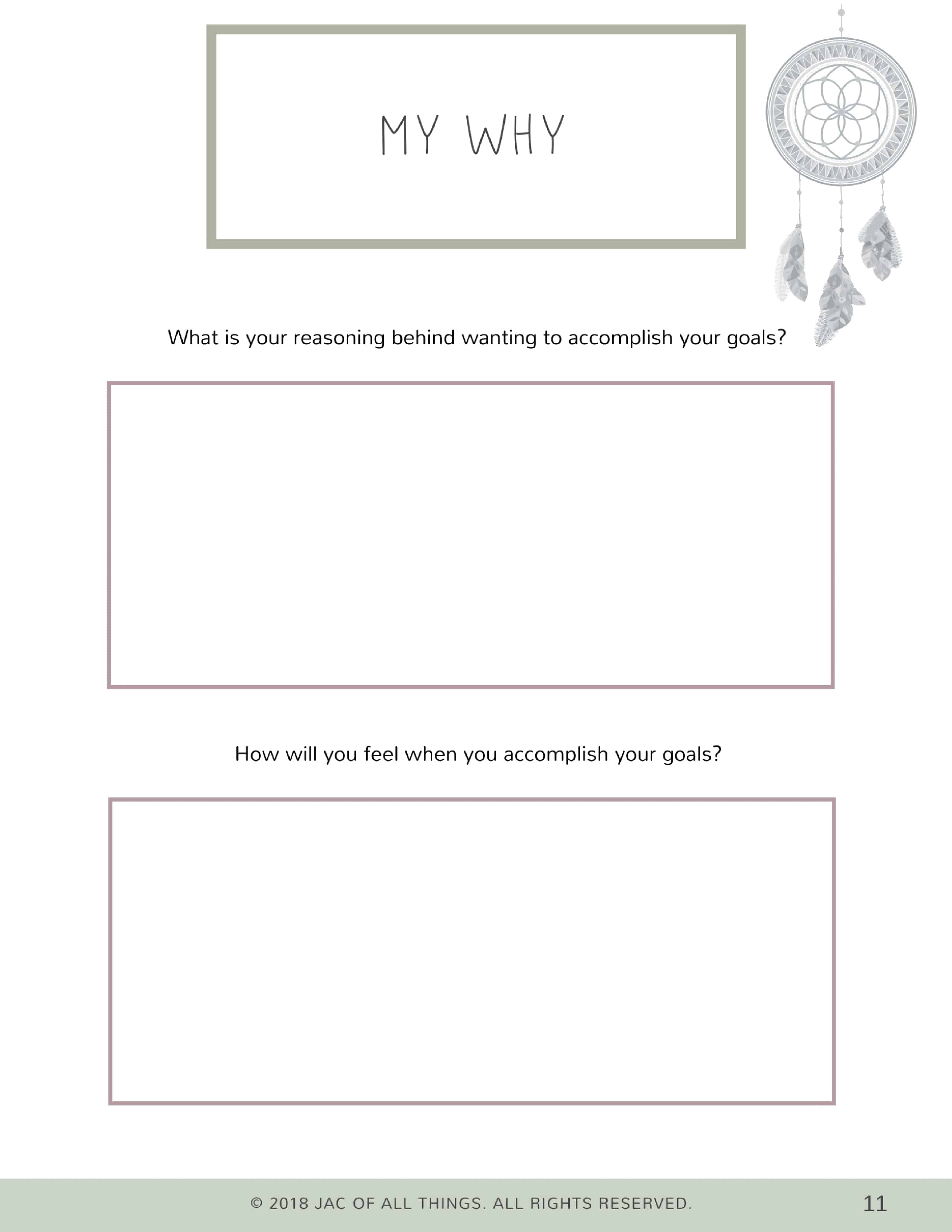 Turn your goals into reality! Access your free goal setting worksheets for adults now! Learn how to set goals for all areas of your life and tips to achieve your goals. Simple free printable goal setting template for 20 areas of your life (personal, financial, career and more.) Use this planner to identify your goals and ideas, learn more about yourself and track progress. Think about where you want to be in five years and make a five-year plan that will actually come true. 