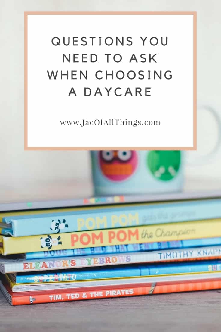 Choosing the right child care provider is an important task! Read on to learn the top questions to ask your potential daycare provider/childcare provide to ensure your child is in the best hands. This complete checklist for choosing a daycare covers all of the top questions you should ask when interviewing and touring a school and child care provider. Make sure your baby, infant, or toddler is in good hands while at daycare/preschool. Use this ultimate checklist to choose the perfect daycare.