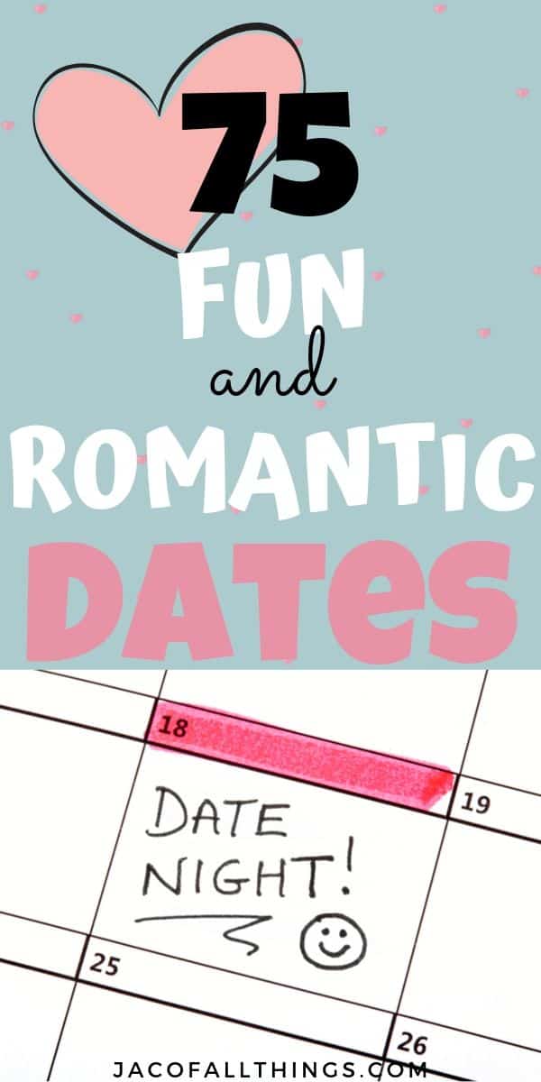 75 fun and romantic date night ideas for you and your love. Plan your next date night with your husband, wife, boyfriend, or girlfriend.