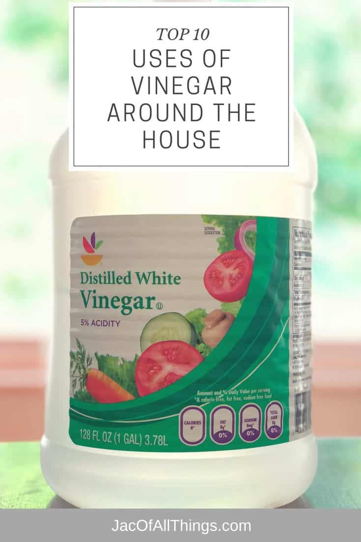 Life Hack! Learn the top uses for vinegar around the house! Use vinegar to clean and deodorize in your house. Vinegar is not just for cooking!