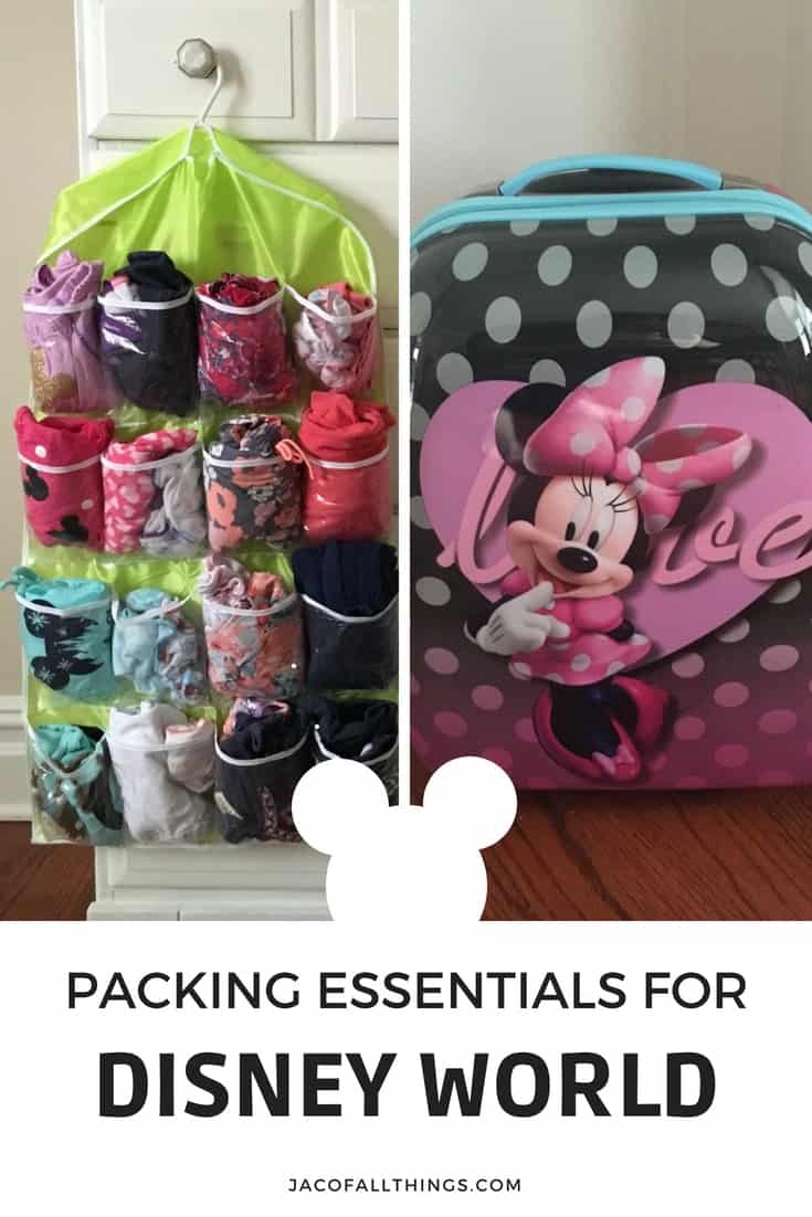 All your packing essentials for your trip to Disney World! Learn what to pack in your suitcase for the whole family and a list of the must have items that you don’t want to forget while traveling. Contains must-have items for babies, toddlers, kids, and adults so you can enjoy your trip and not worry about forgetting something at home. #packingtips #disney #disneyworld