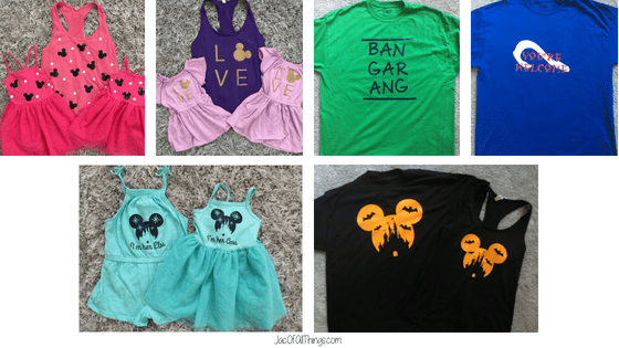 Learn how to make your own shirts for Disney with the Silhouette Cameo. This tutorial is super easy to follow and walks you through everything you need to make your own custom shirts for Disney. #disney #disneyworld #disneyshirts #DIY