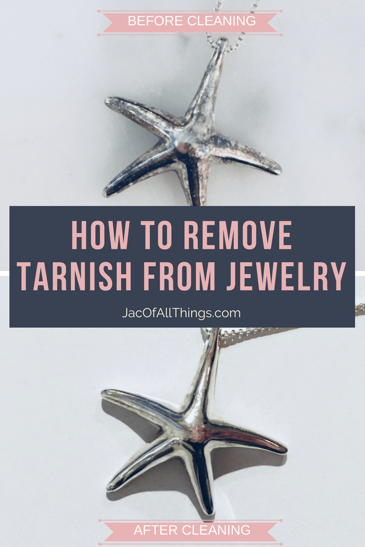 Learn how to remove tarnish from jewelry in minutes. Simple instructions on how to get your silver clean again with common household supplies. 