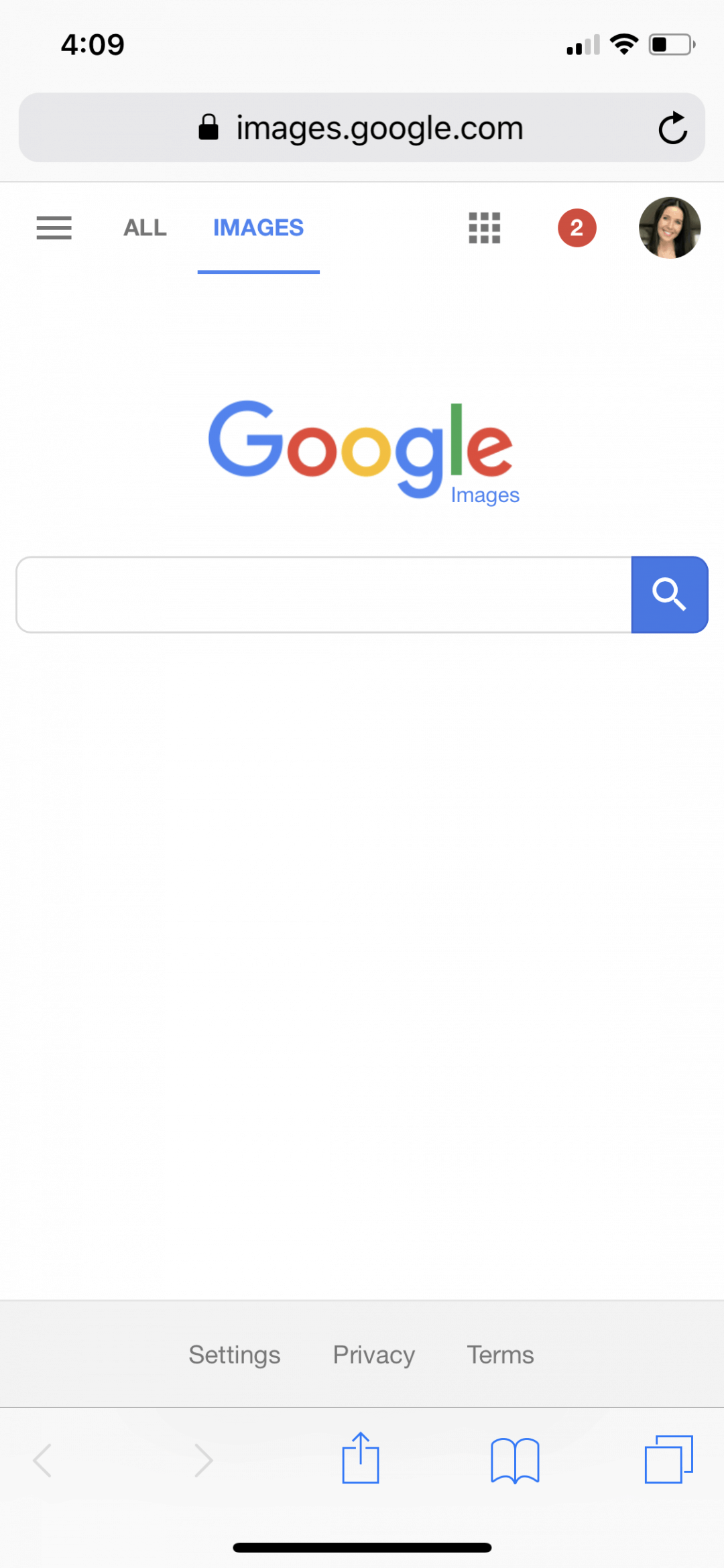 google reverse image search mobile