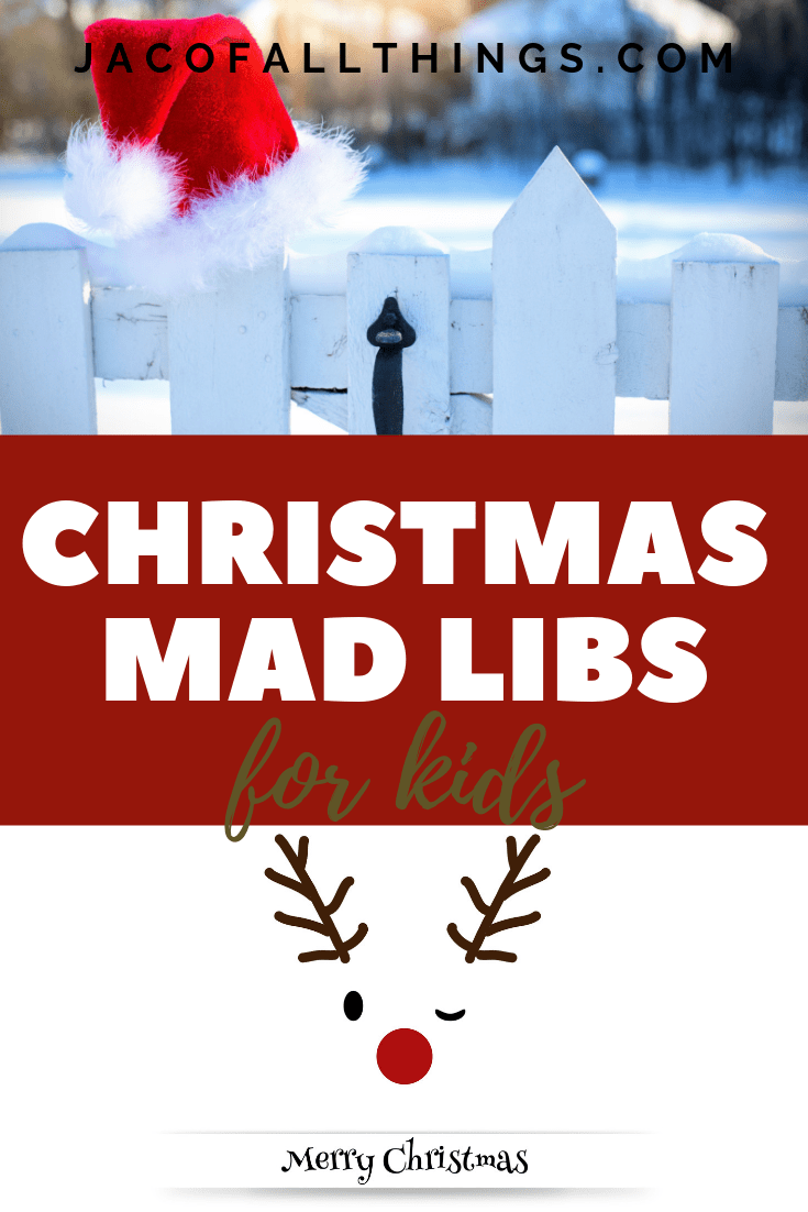 Download your free printable Christmas Mad Libs now! They are so fun for kids to enjoy and will have the whole family laughing. The perfect activity! Download your worksheet today!
