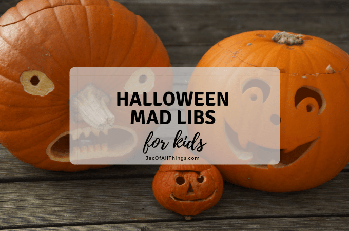 Halloween Mad Libs