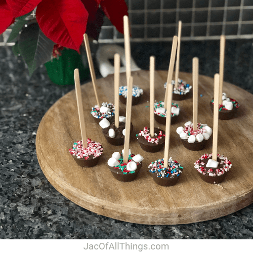 Hot chocolate stick dippers