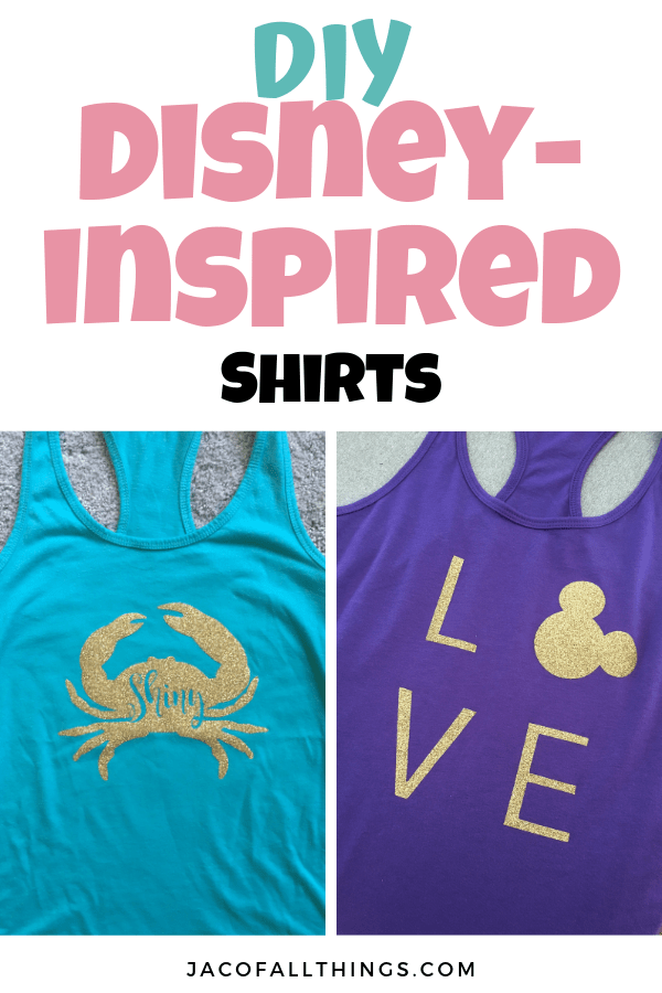 A complete tutorial on how to make your own Disney inspired shirts! Learn how to make DIY shirts for the whole family! Inexpensive and so cute! Perfect for your Disney World vacation! #disney #disneyshirts #disneyclothes