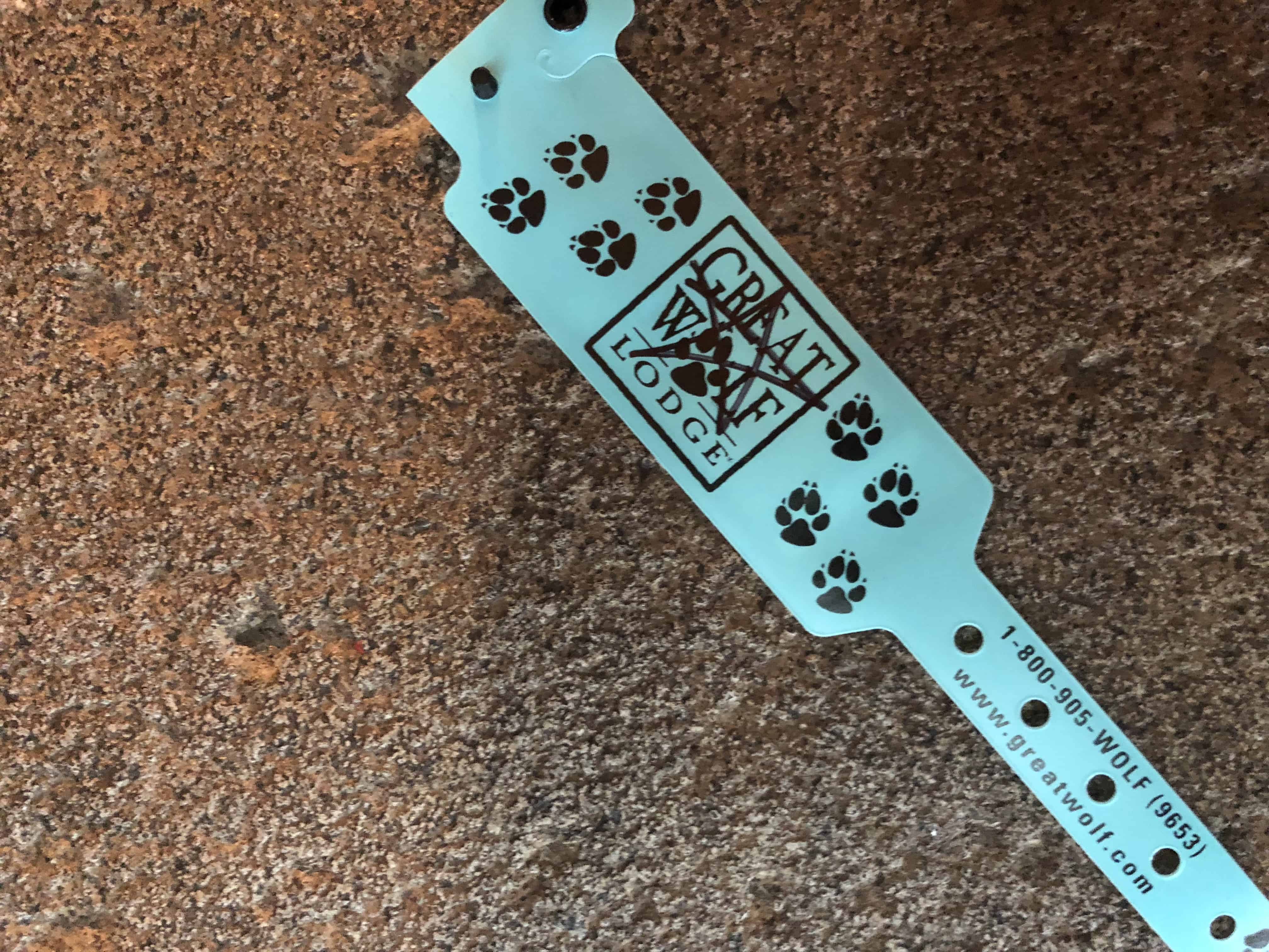 Great Wolf Lodge MA Wristbands