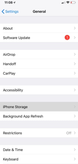 How to check your iPhone storage in settings part 2