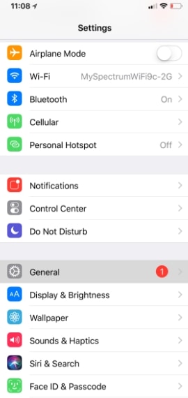 How to check your iPhone storage in settings