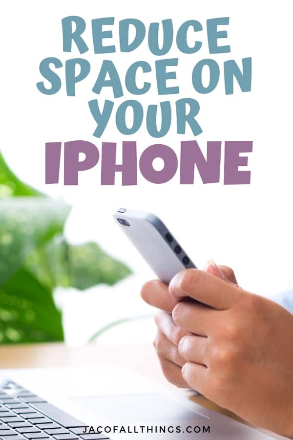 Reduce space on your iPhone (1)