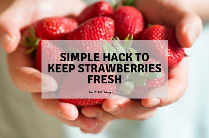 Simple Hack to Keep Strawberries Fresh (for up to 2 weeks!)