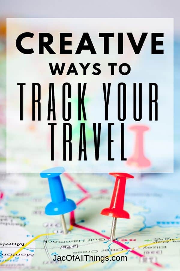 There are so many great ways to track your travel memories. The fun does not have to stop when you get home from your trip. You can showcase your travels and adventures for years to come with these creative ways to track travel including push pin maps, scratch off maps, pillows, mugs, and more!