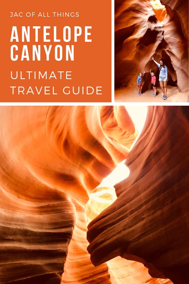 A must read travel guide to visiting Antelope Canyon. Read more about our experience visiting Lower Antelope Canyon, a slot canyon in Page, Arizona and learn all the tips and tricks you need to have an incredible experience in this travel guide. #travelguide #antelopecanyon #slotcanyon