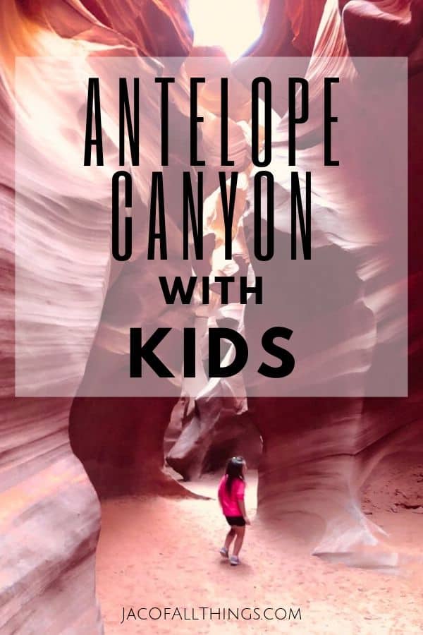 Antelope Canyon with kids