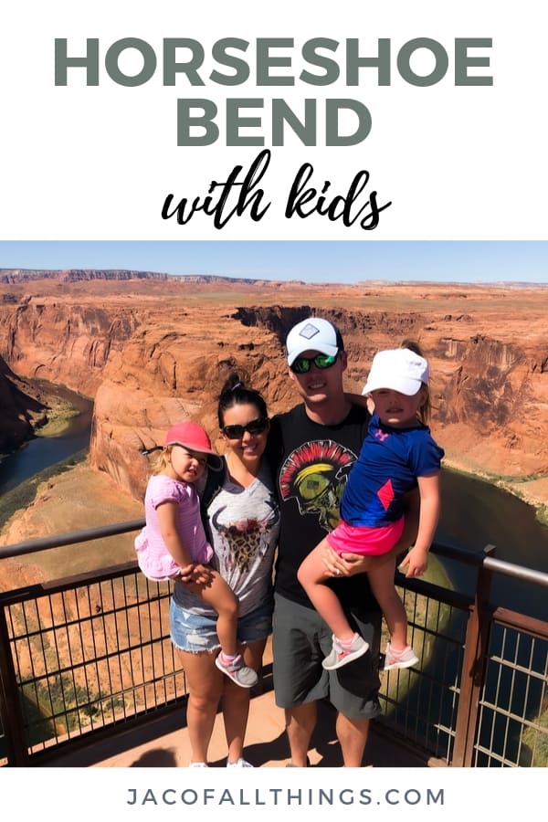 Your complete travel guide to visiting Horseshoe Bend with kids! Don't miss out on this natural beauty if you are in Northern Arizona! #travelguide #travel #horseshoebend