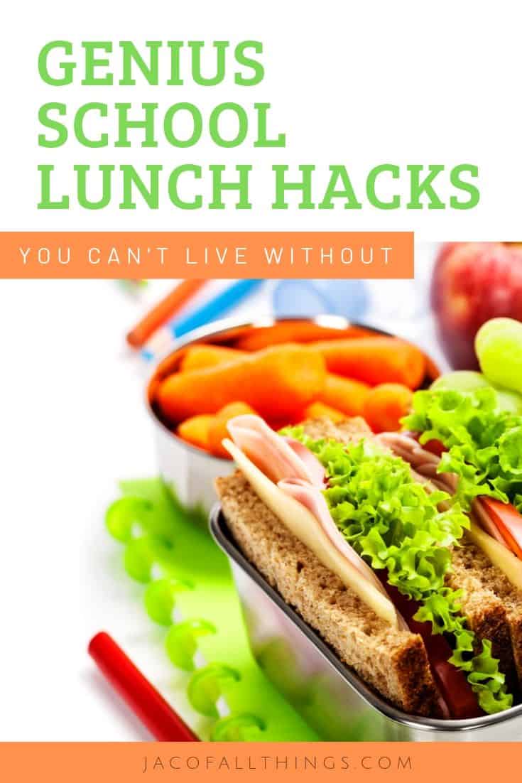 genius school lunch tips and hacks