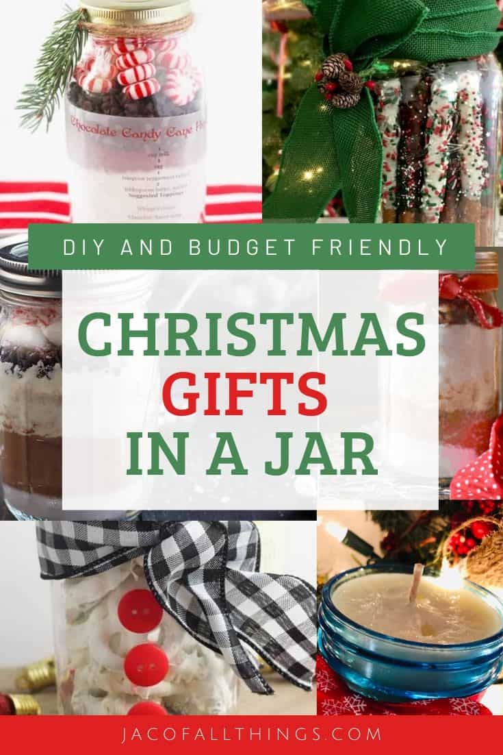 Christmas gifts in a Mason Jar