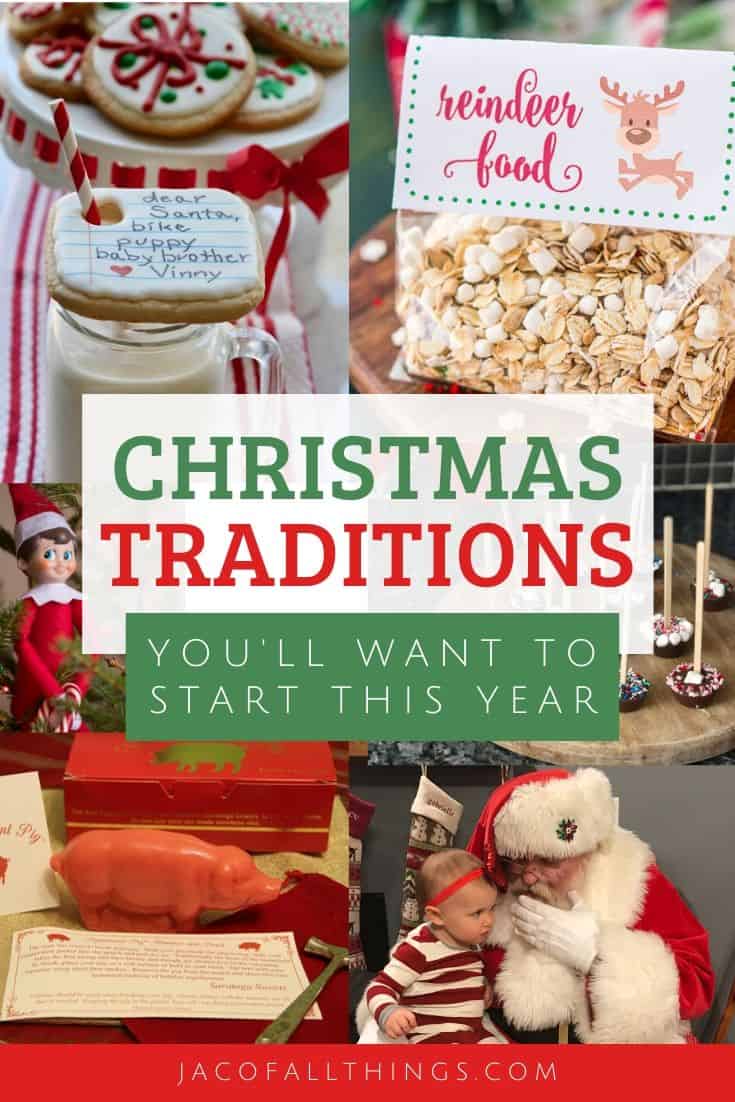 Looking for new Christmas traditions to add to your family this year? Check out some of our favorite traditions to add to your Christmas season to make it a little more special for you and your family. #christmas #christmastraditions