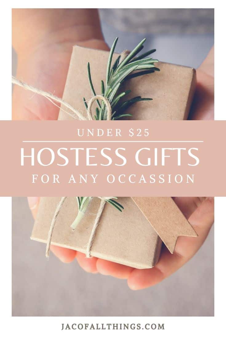It's always a nice treat to show your appreciation by brining a hostess gift to a party. Next party you go to, wow your host with these super cute and affordable hostess gift ideas. All under $25!