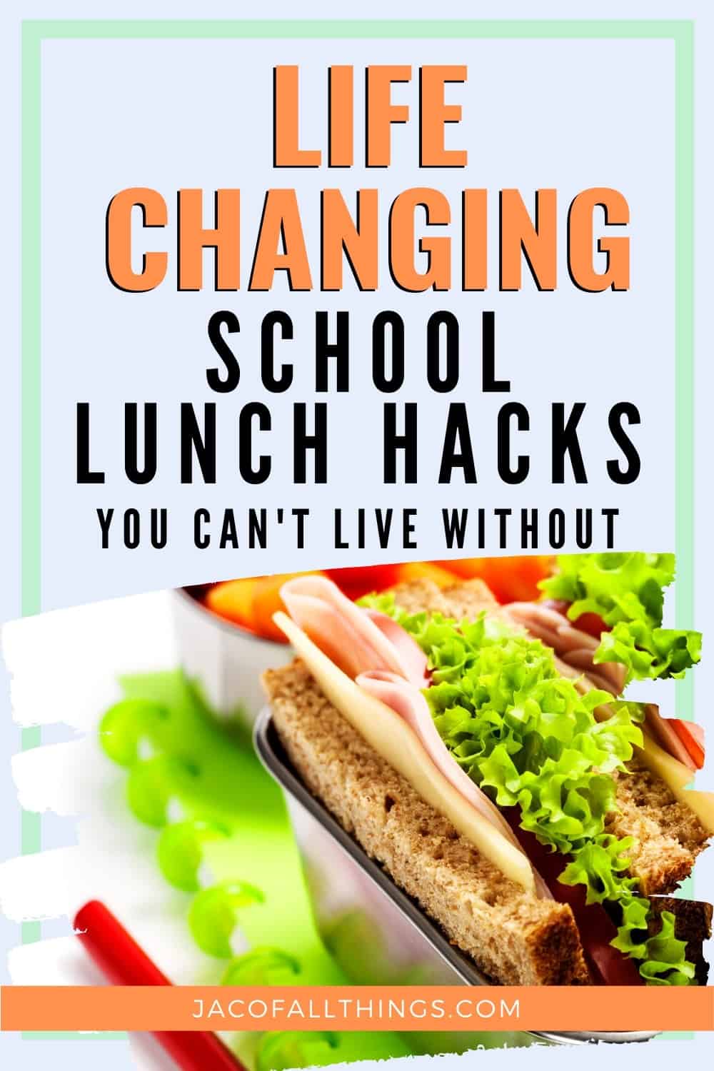 These school lunch hacks and tips will save you so much time and make packing lunch for your kids much easier. A must read for every parent who wants to get time back in their day. #schoollunch #lunchtips