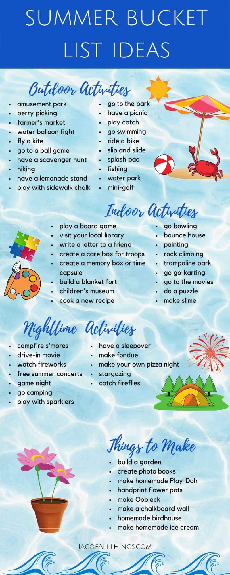 A FREE Summer Bucket List for Families