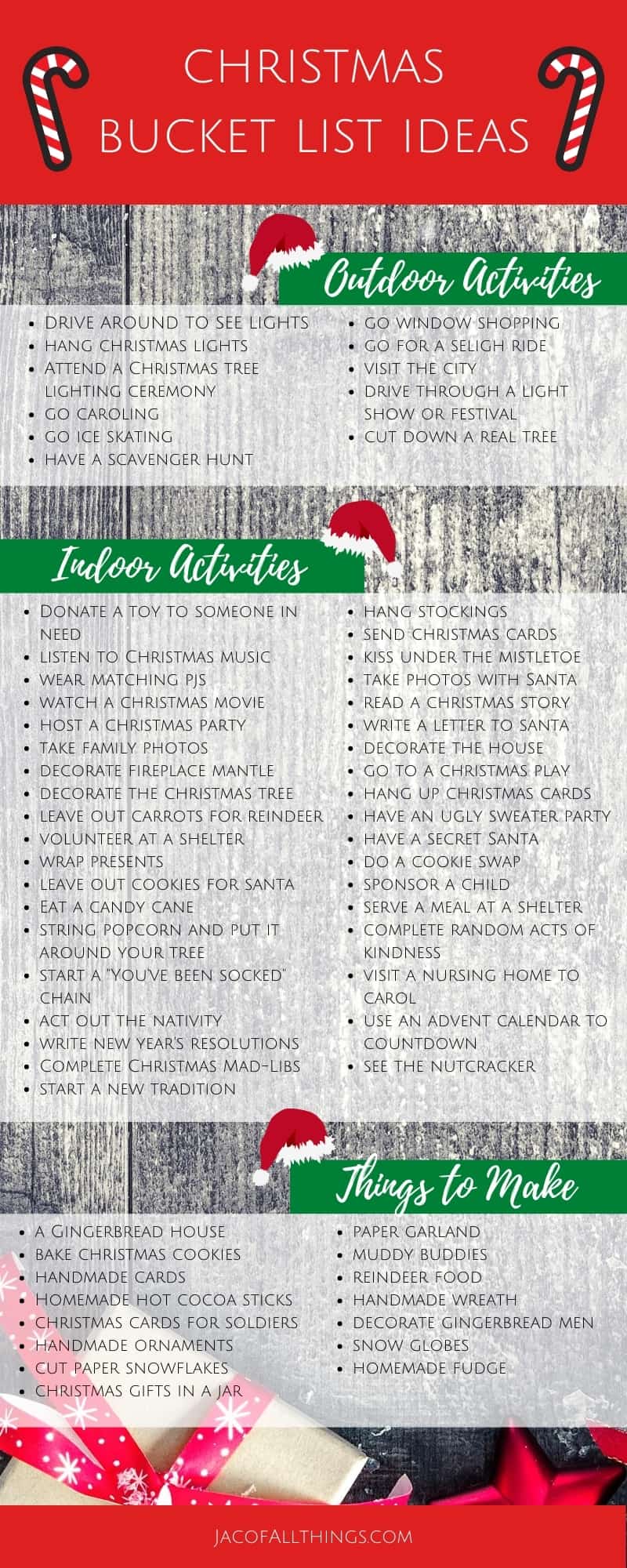 This holiday season, complete a Christmas Bucket List! Make the most of this Christmas with a fun list of activities to do and things to make! Perfect for the whole family to enjoy and create new lasting memories. 