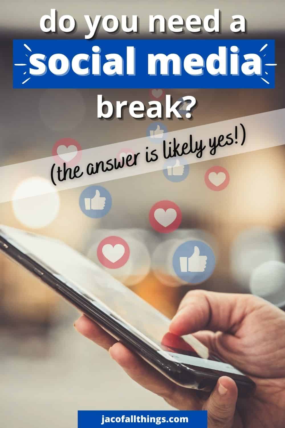 Are you spending too much time on social media? Learn how to set yourself up for success in taking a social media break and reducing the amount of time you spend on your phone.