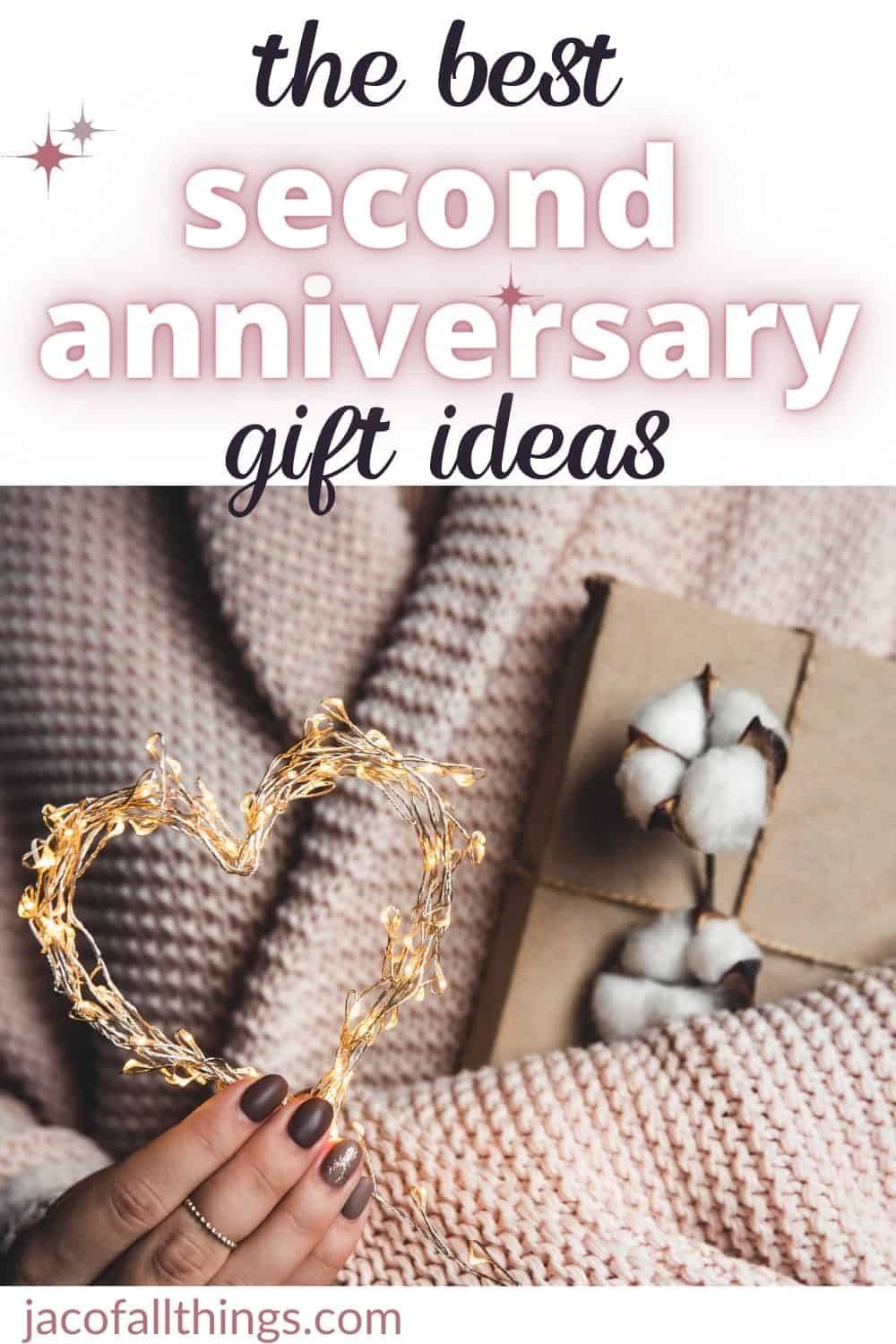 Looking for the perfect gift for your second anniversary? Check out this list of the perfect gifts for your husband or wife to celebrate your second anniversary. Whether its cotton (traditional) or china (modern), you'll be sure to find the perfect gift to show how much you love them. |anniversary gifts | second wedding anniversary | cotton anniversary 