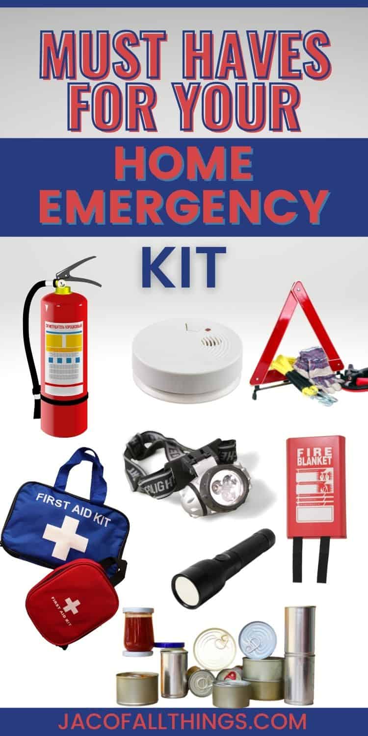 A must have list of items that you need to keep on hand at home. Don't be stuck without these items for your home and car emergency kit. 