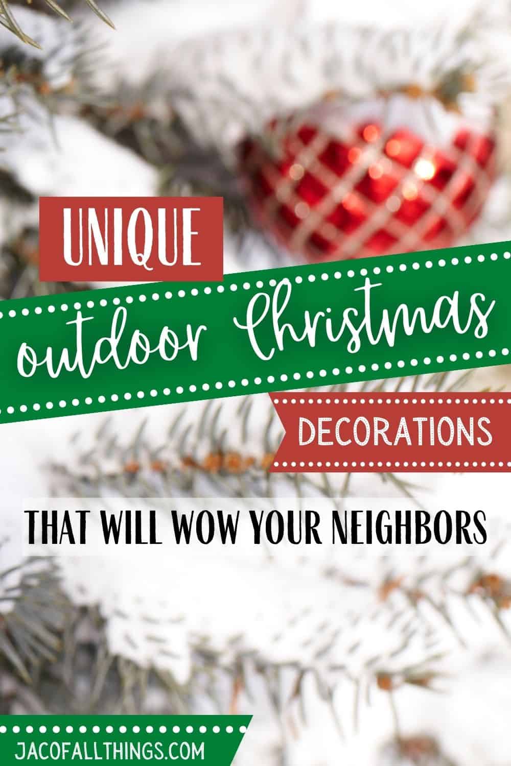If you're looking for a unique outdoor Christmas decoration that will be the envy of your neighborhood, we hope this list provides just what you need! With these holiday decorations, there's no such thing as too much Christmas cheer around this time of year! Be merry and unique! |christmas decor | outside Christmas decorations|