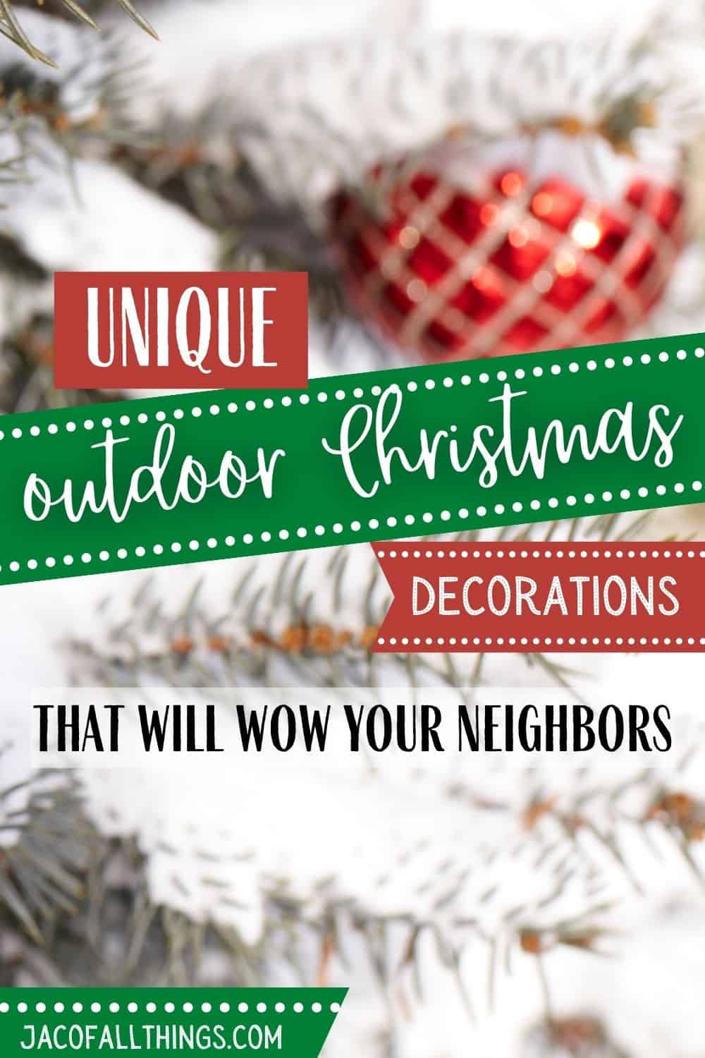 25+ unique outdoor christmas decorations Ideas for a Festive Holiday Season